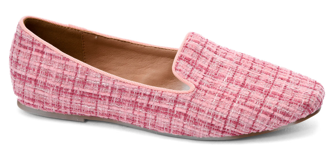 Goody 2 Shoes Pink Tweed Loafer by Corkys