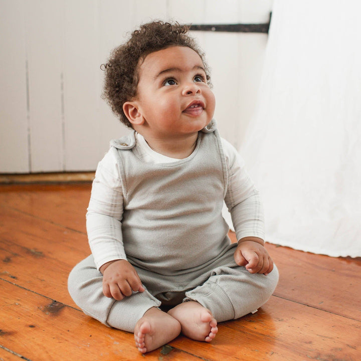 Burt's Bees Baby - Plaid Infant Boy Jumpsuit & Bodysuit Set