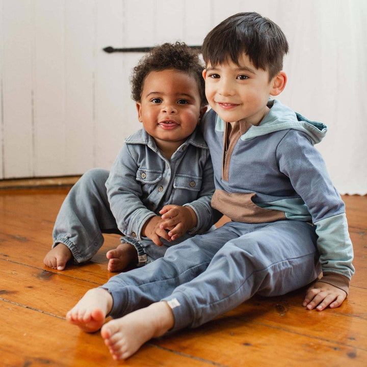 Burt's Bees Baby - Acid Wash Infant Jumpsuit