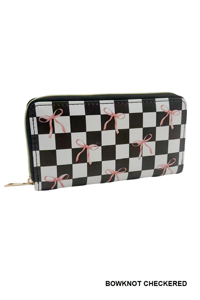 Bow-Tie Babe Zip Wallet