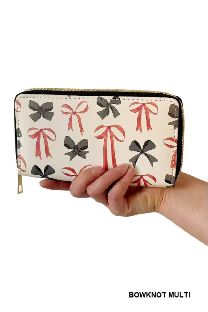 Bow-Tie Babe Zip Wallet
