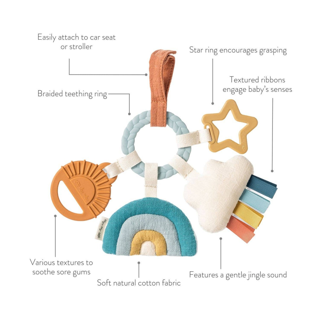 Itzy Ritzy - Bitzy Busy Ring™ Teething Activity Toy: Farm
