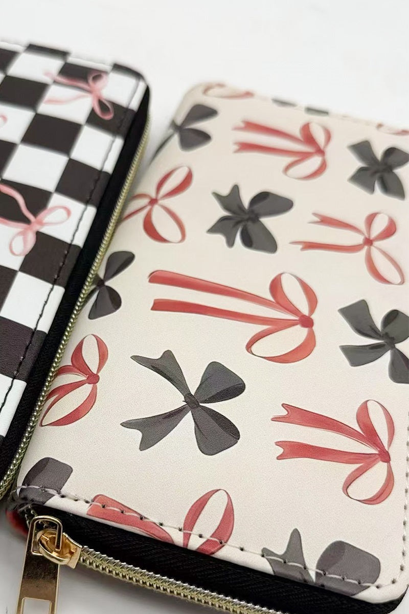 Bow-Tie Babe Zip Wallet