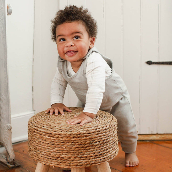 Burt's Bees Baby - Plaid Infant Boy Jumpsuit & Bodysuit Set