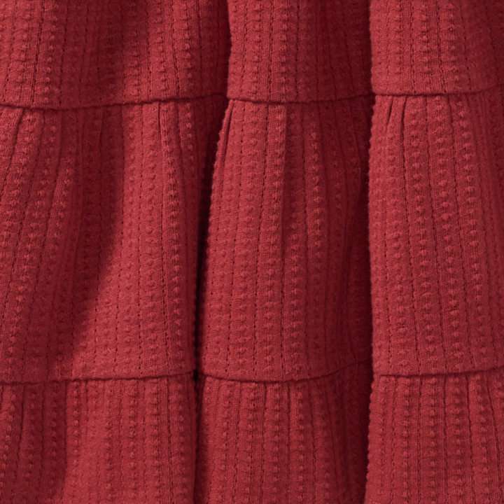 Burt's Bees Baby - Dotted Rib Organic Cotton Dress - Brick Red