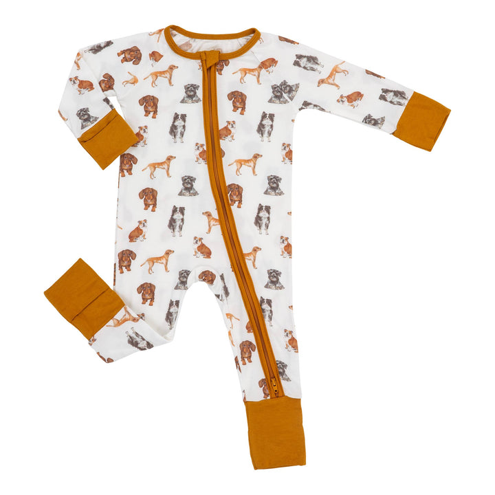 Woof Woof Dogs Bamboo Baby Sleeper Pajamas