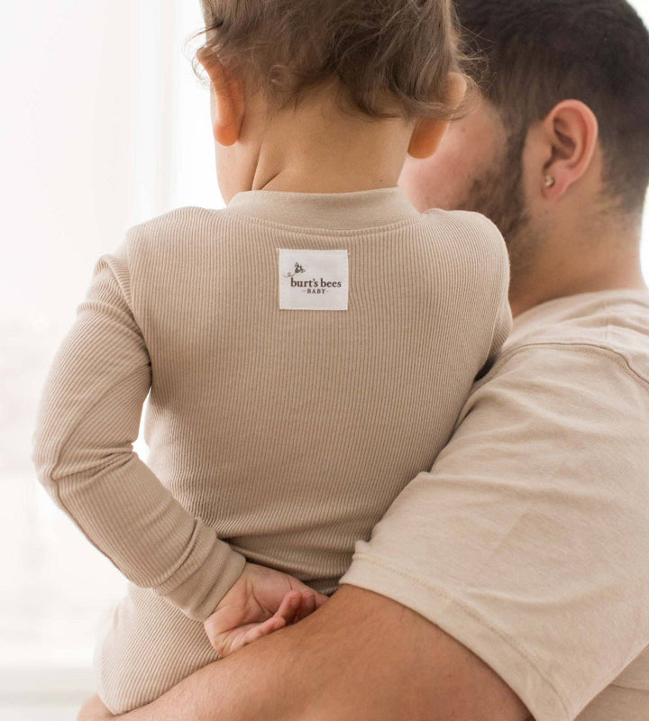 Burt's Bees Baby - Solid Rib Organic Cotton Sleep & Play - Hummus