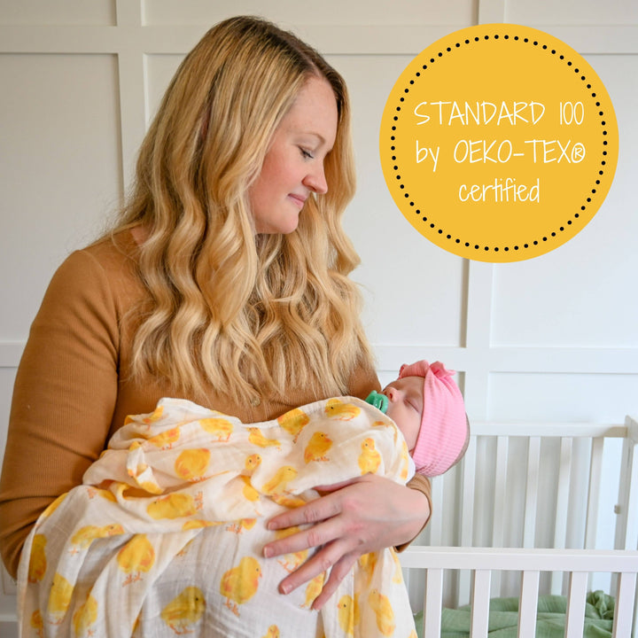 Peep Peep Baby Chics Muslin Swaddle Baby Blanket
