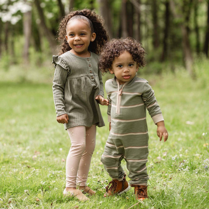 Burt's Bees Baby - Holland Stripe Infant Jumpsuit