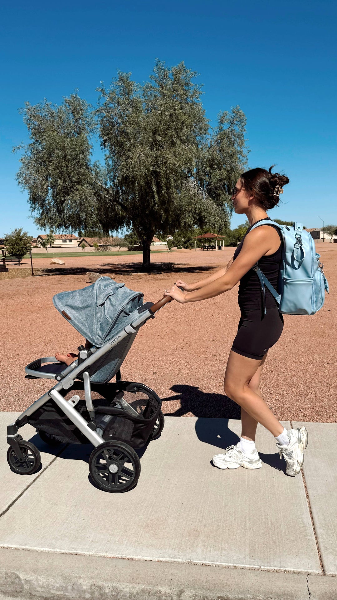 Itzy Ritzy - *NEW* Teddy Blue Boss Plus™ Backpack Diaper Bag