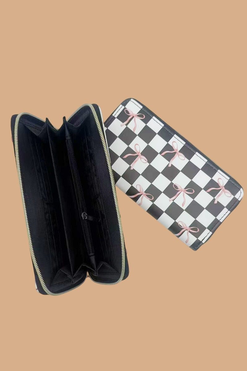 Bow-Tie Babe Zip Wallet