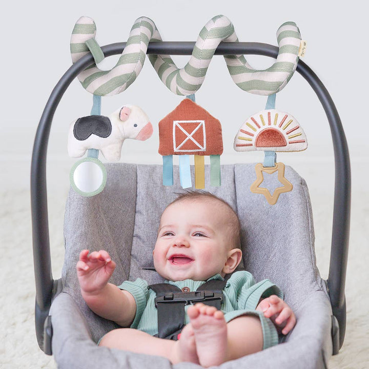 Itzy Ritzy - Itzy Bitzy Spiral Car Seat Activity Toy: High Contrast