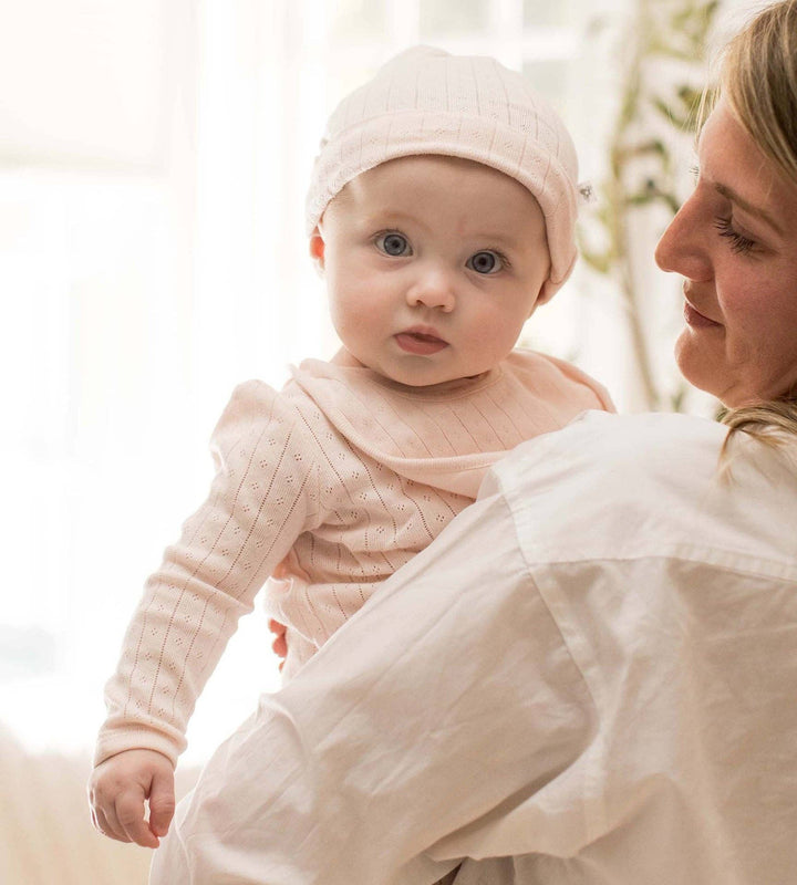 Burt's Bees Baby - Organic Cotton Jumpsuit, Bib & Hat 3 Piece Set - Ranunculus