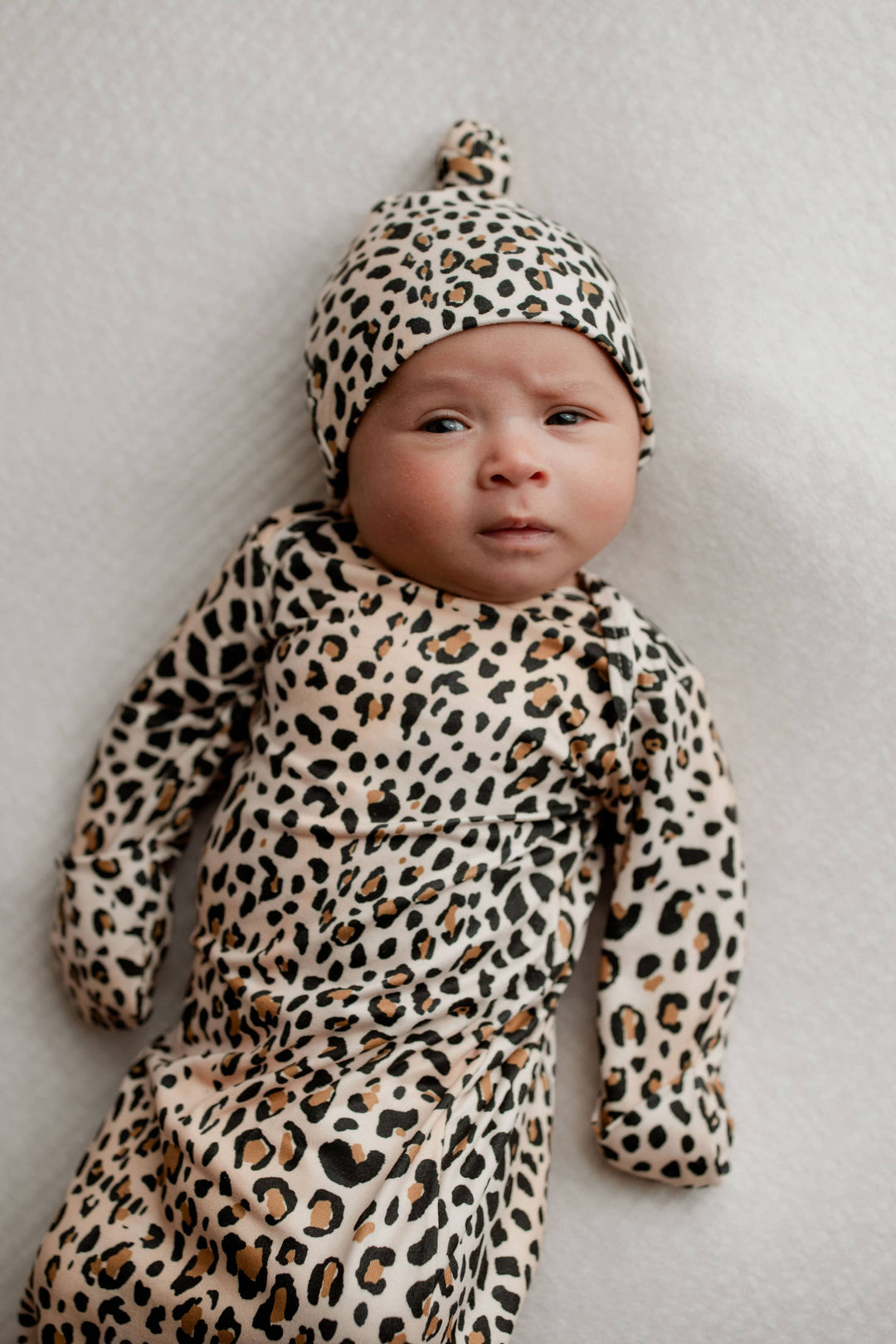 Bamboo - Leopard Print Knotted Gown
