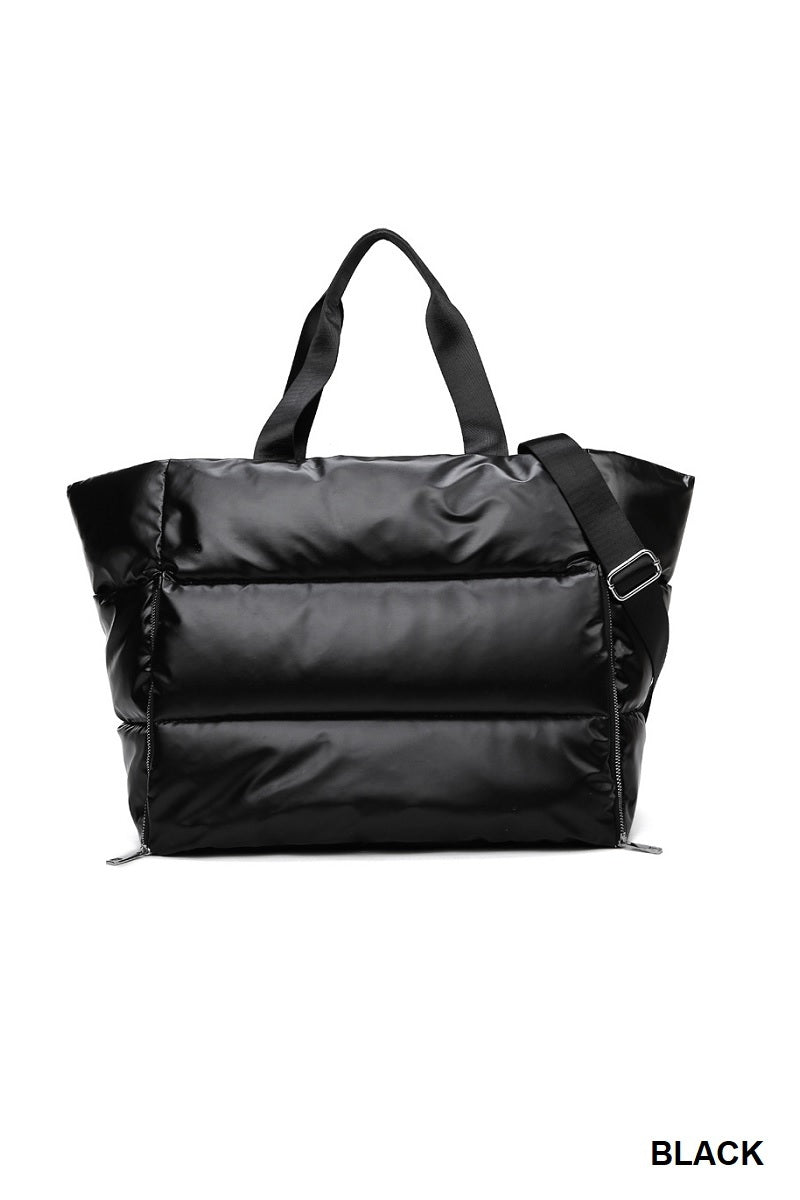 Cloud-Puff Weekender Tote — Light, Roomy & Ready to Go! ✨🧳