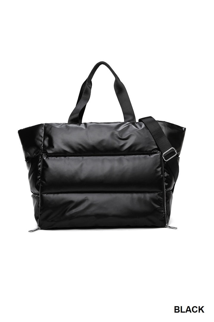 Cloud-Puff Weekender Tote — Light, Roomy & Ready to Go! ✨🧳