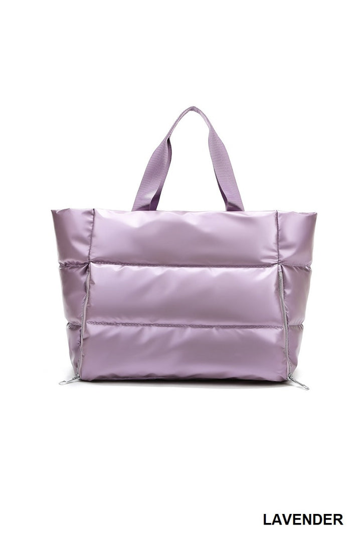 Cloud-Puff Weekender Tote — Light, Roomy & Ready to Go! ✨🧳