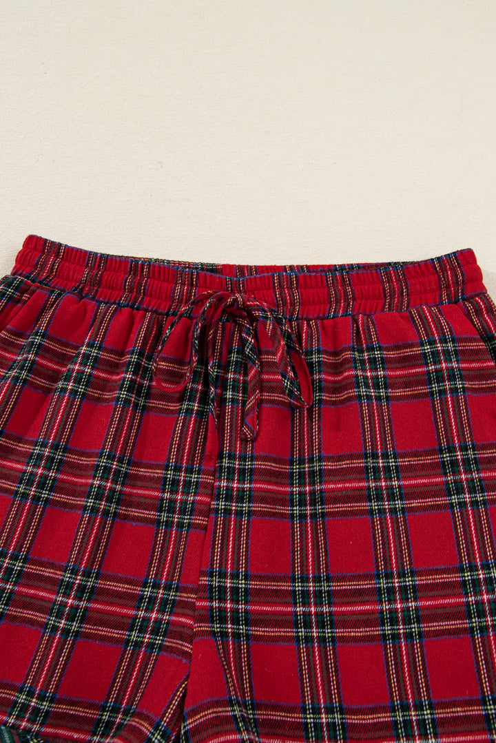 🎄 Luke & Estelle “Holiday Cheer Plaid PJ Set” – Cozy Up in Boutique Style ❤️💚