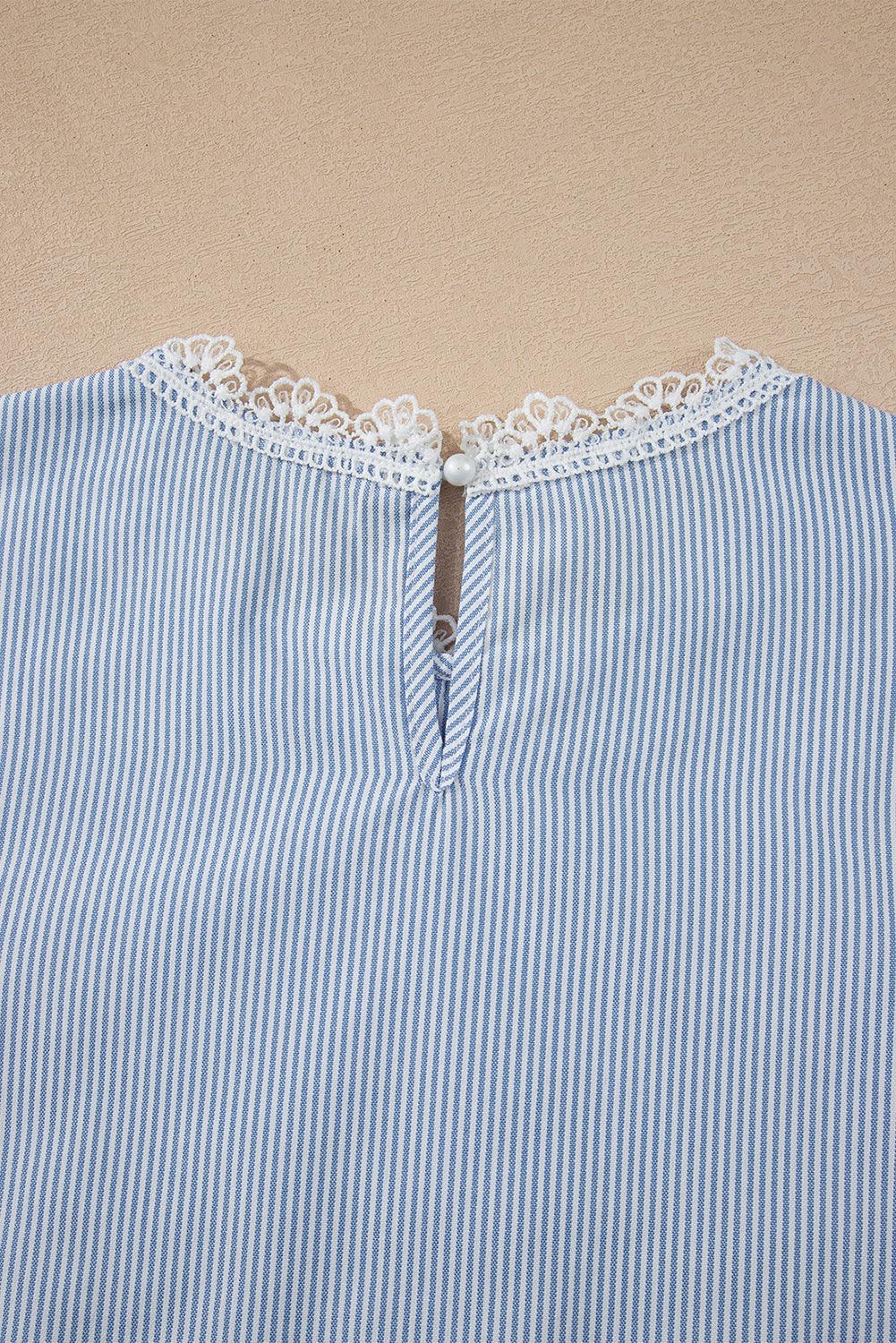 Garden Party Pinstripe Lace Blouse 🌸