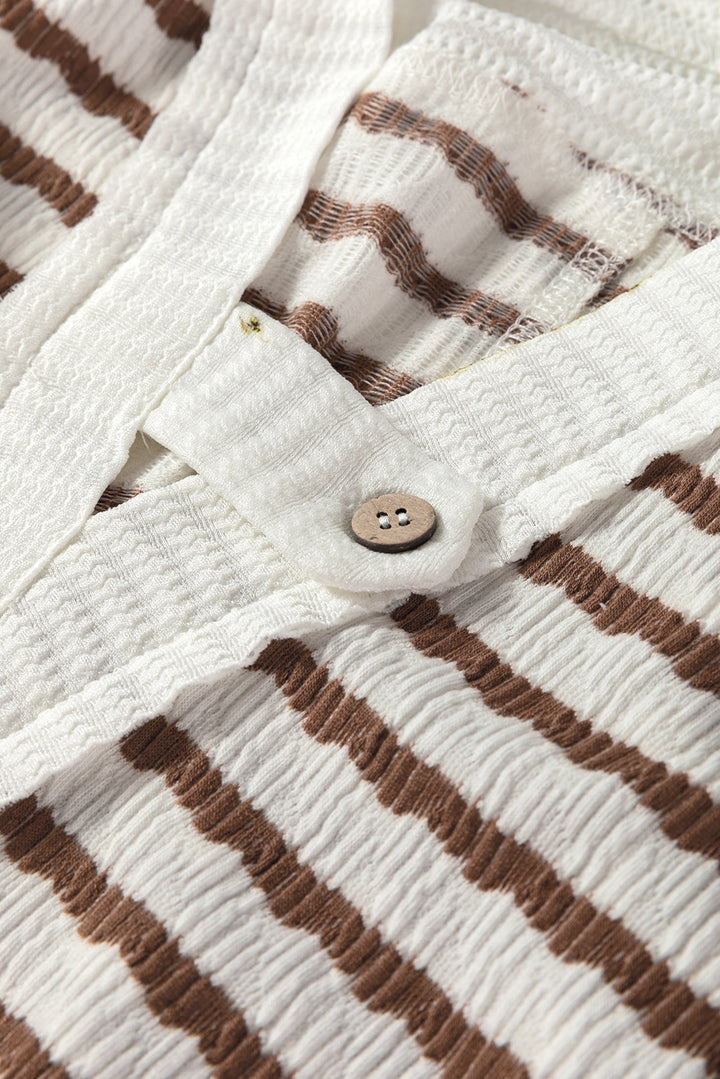 Salted Caramel Stripe Hoodie