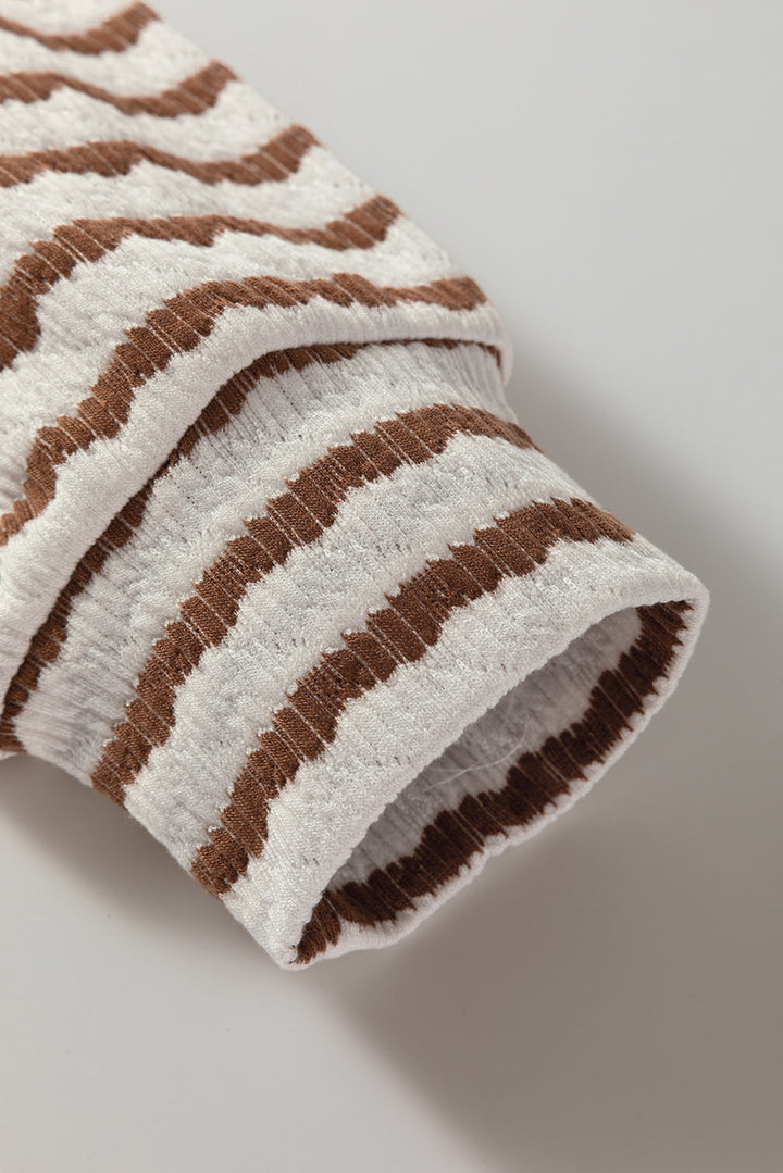Salted Caramel Stripe Hoodie