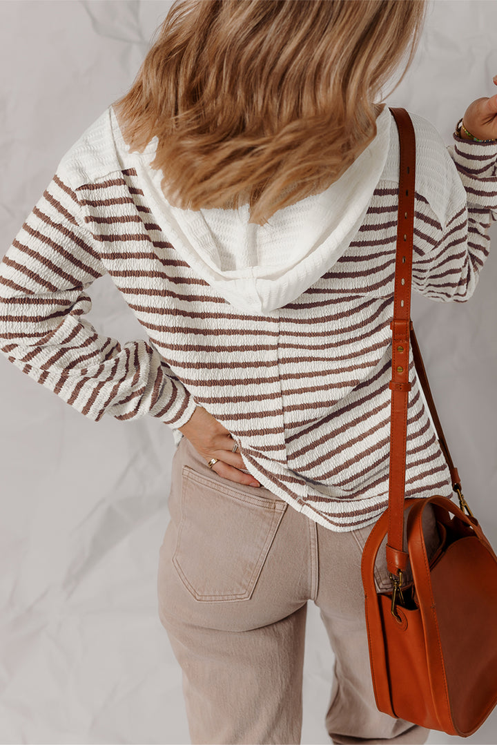 Salted Caramel Stripe Hoodie