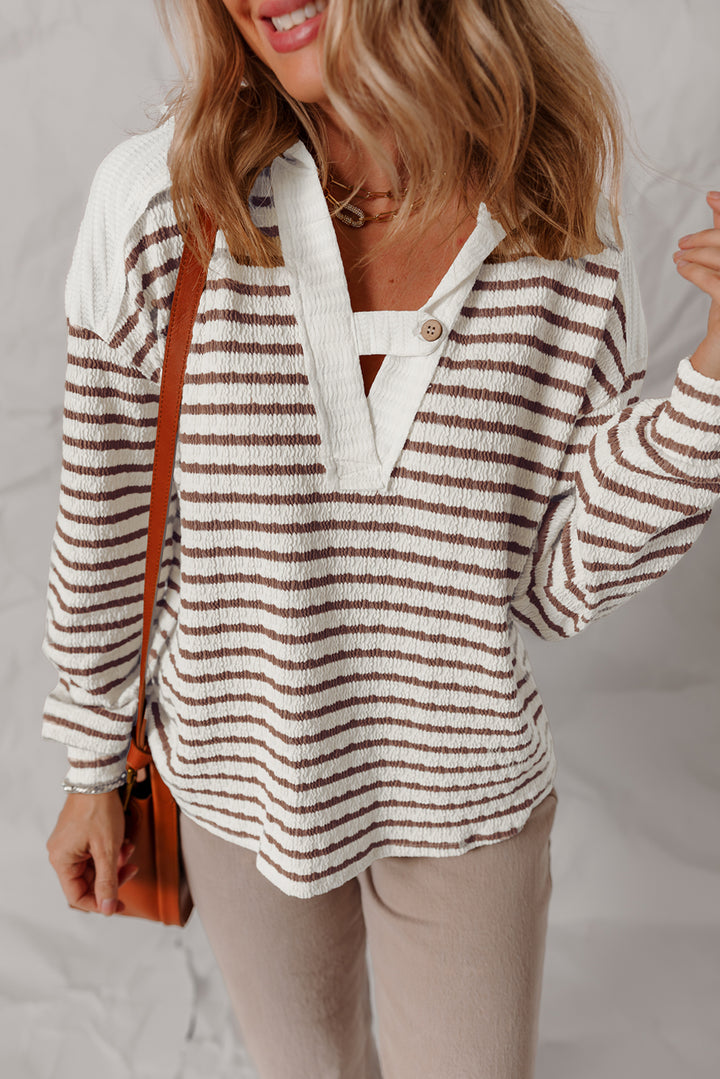 Salted Caramel Stripe Hoodie