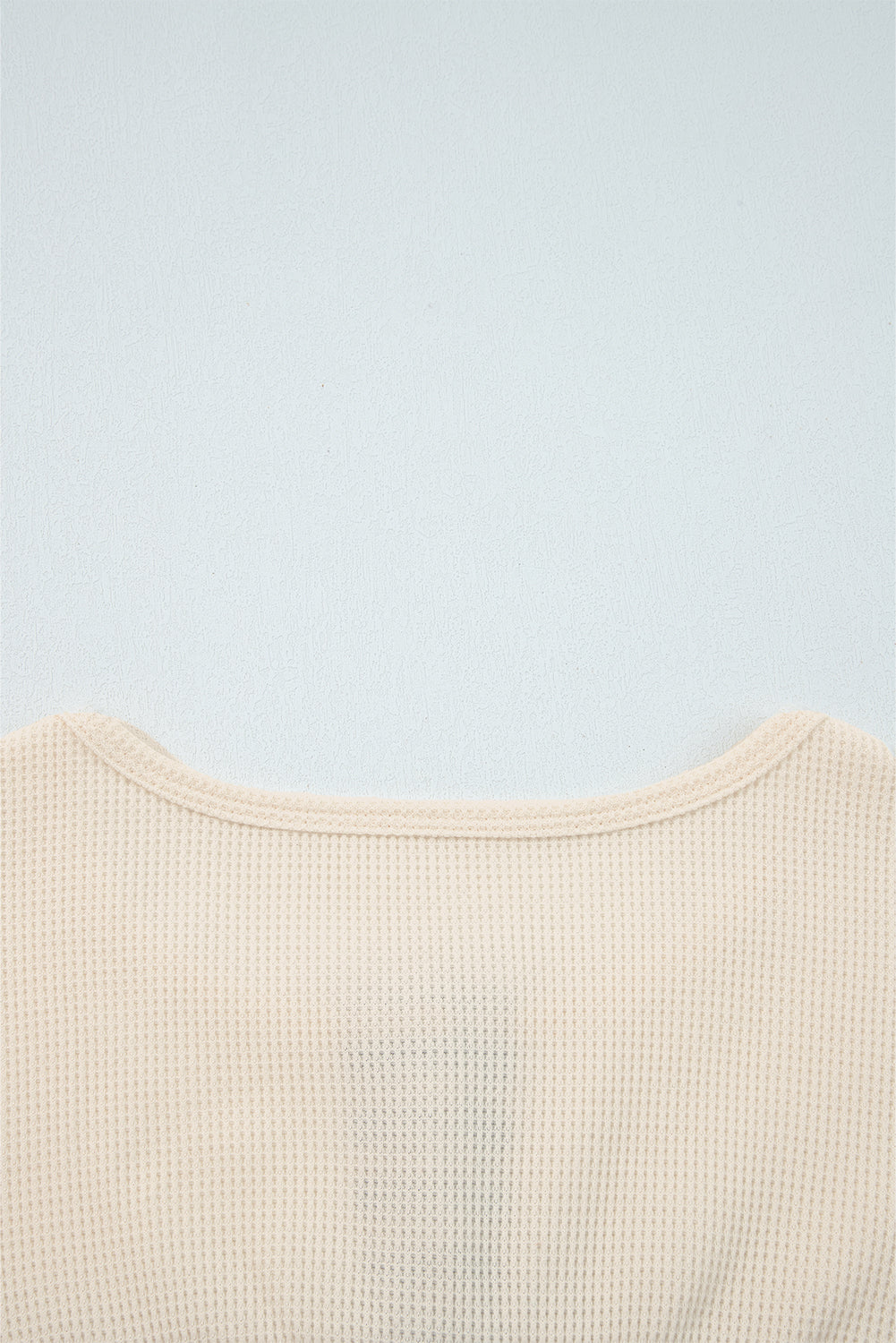 Trail Mix Patchwork Henley – Waffle Knit + Plaid Magic