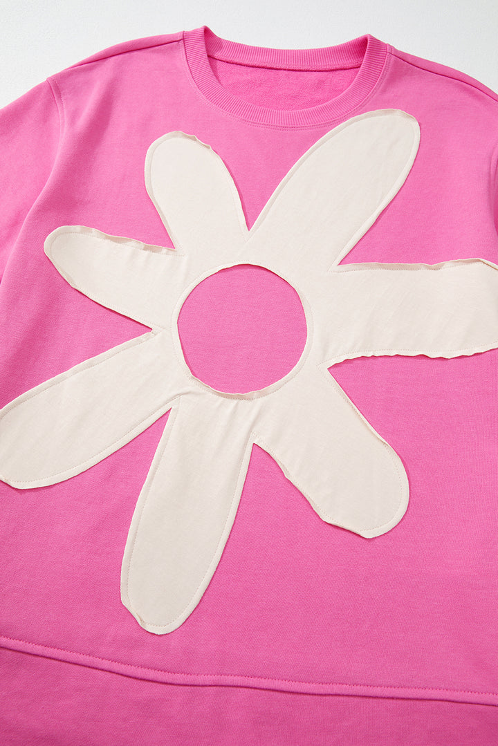 Hot Pink “Daisy Pop” Appliqué Tee 🌼💖