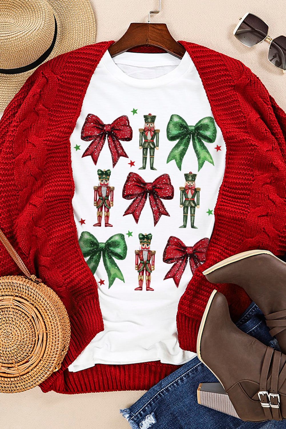 ✨Luke & Estelle “Nutcracker Noel” Graphic Tee – BHB Boutique EXCLUSIVE✨