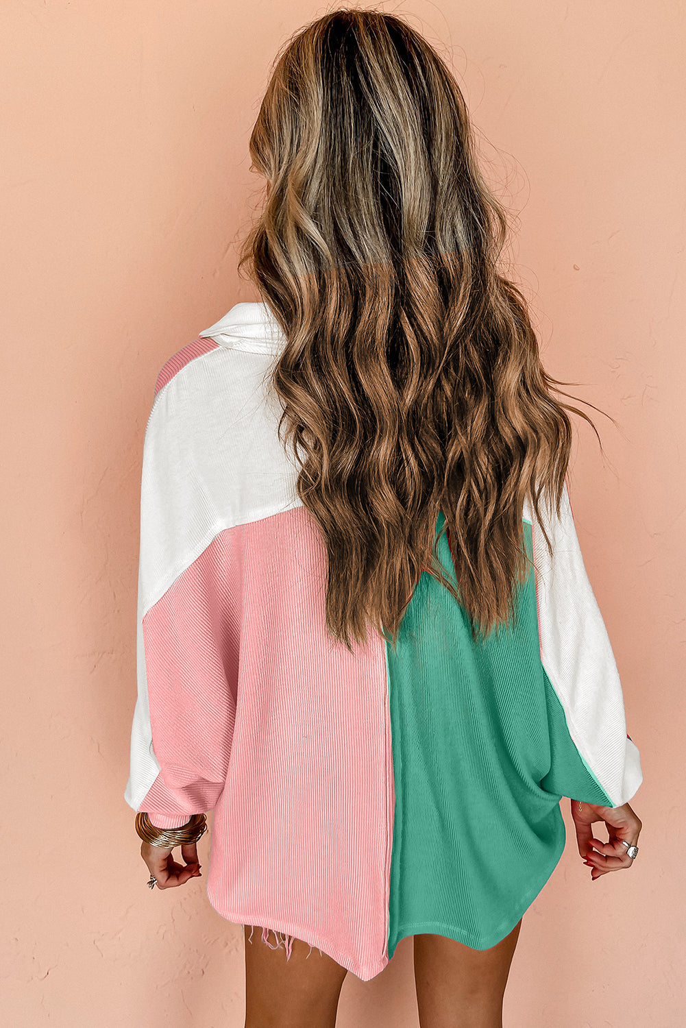 🍨 Sorbet Streets Colorblock Henley Popover