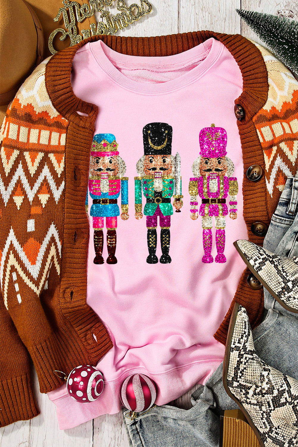 Luke & Estelle “Sparkle Nutcracker Dreams” Sweatshirt – BHB Boutique EXCLUSIVE 🎀✨