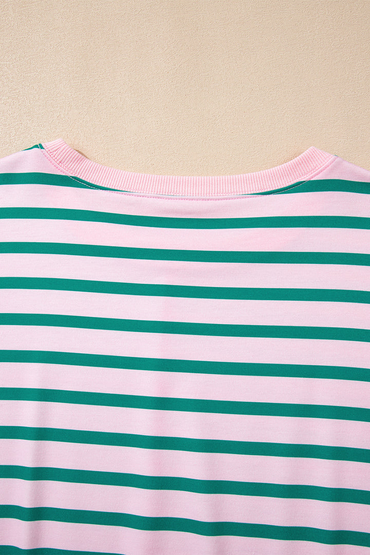 Rally Color-Pop Stripe Sweatshirt
