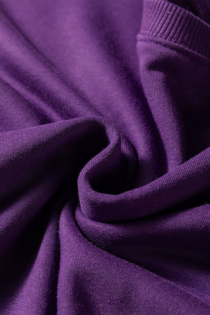 Varsity Vibes Crewneck — Purple Power