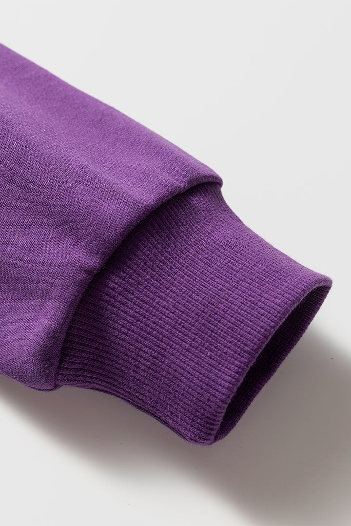 Varsity Vibes Crewneck — Purple Power