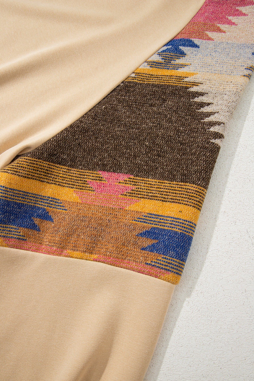 Canyon Sunset Pullover – Aztec Sleeve Statement