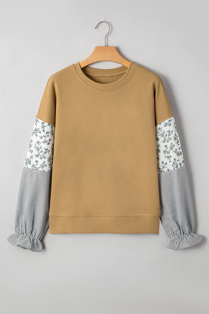 Harvest Mix Sleeve Pullover