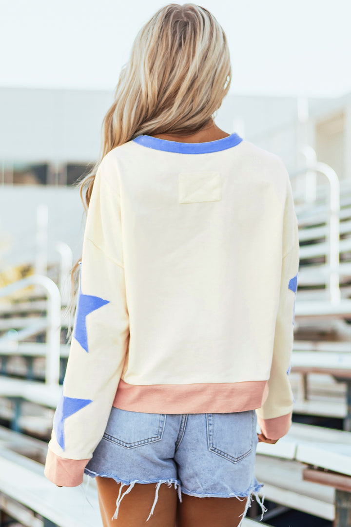 Game Day Glam Pullover – Purple & Gold Sparkle Edition
