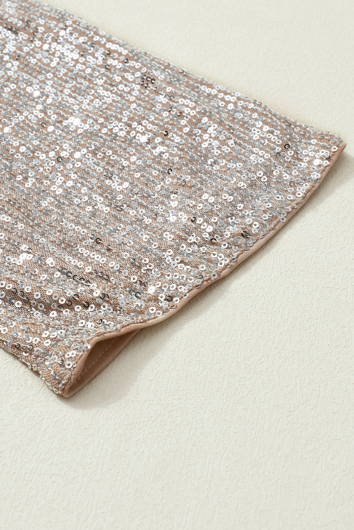 Champagne  Sequin Duster Kimono