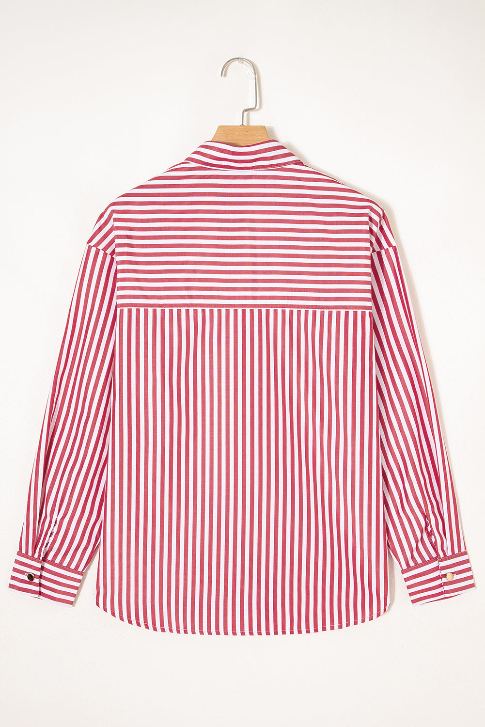 Candy Stripe Power Button-Down (Red & White)