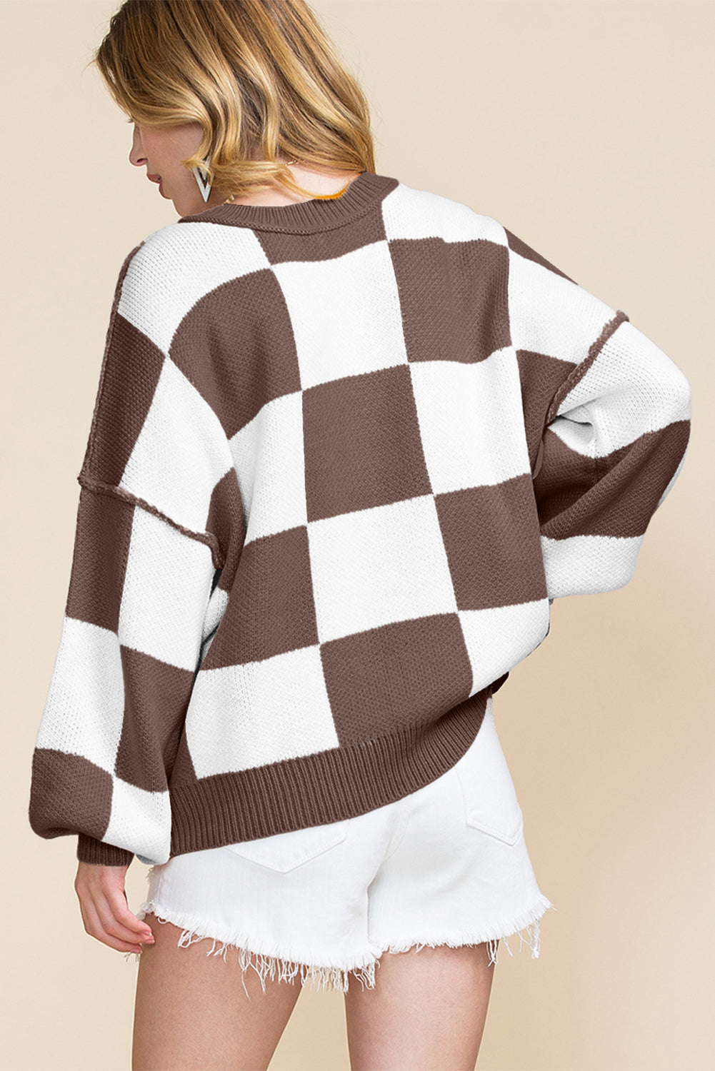 Checkmate Cozy Oversize Sweater
