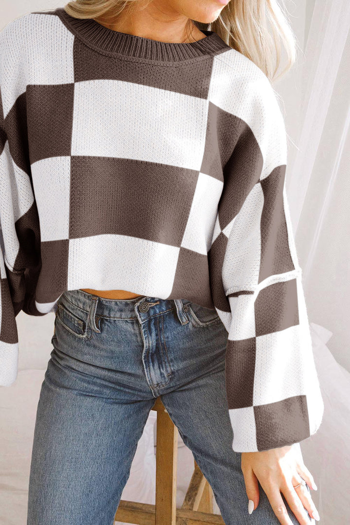 Checkmate Cozy Oversize Sweater