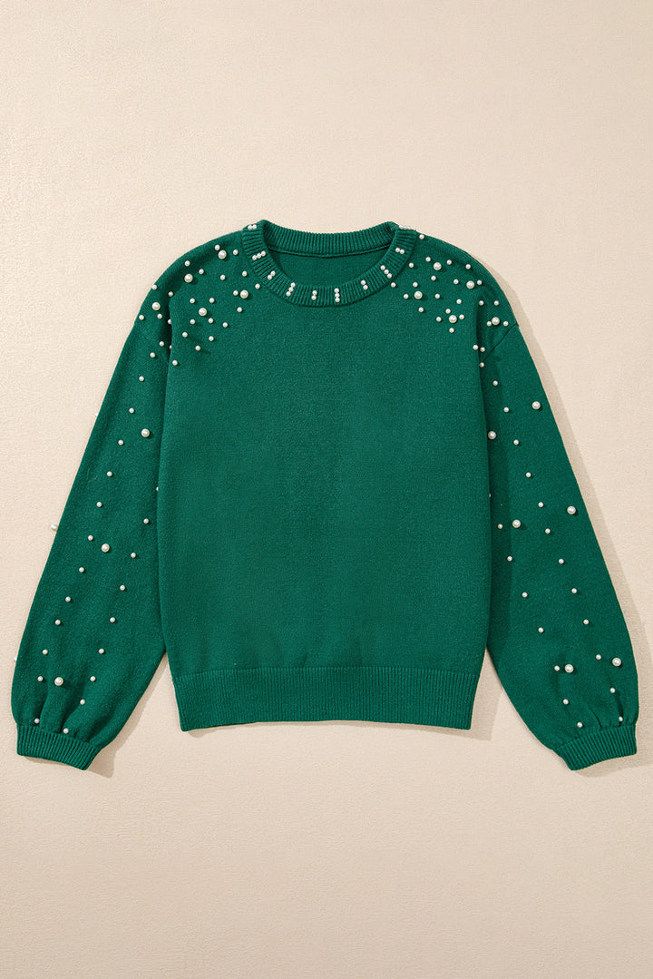 ✨ “Pearl Luxe Cozy Knit Sweater” ✨
