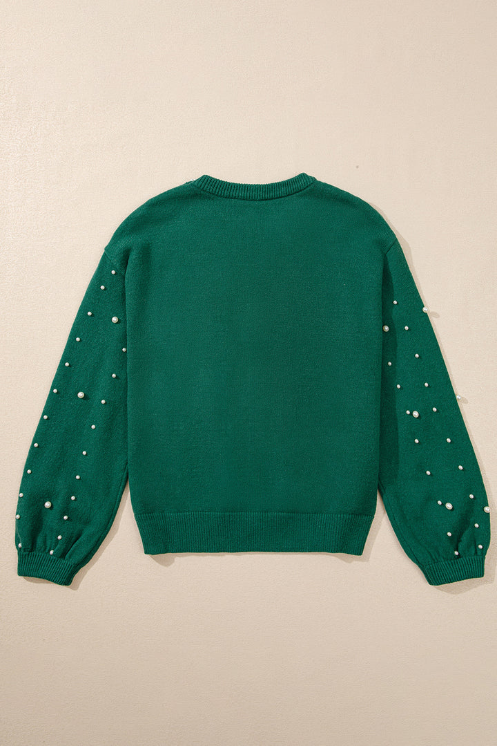 ✨ “Pearl Luxe Cozy Knit Sweater” ✨