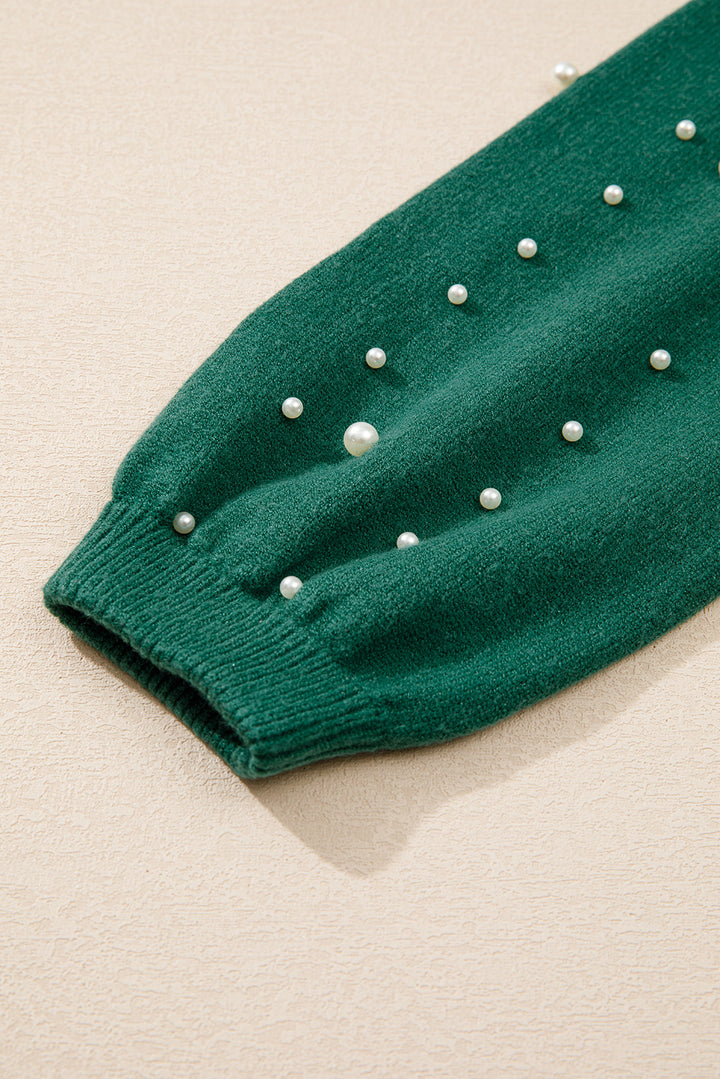 ✨ “Pearl Luxe Cozy Knit Sweater” ✨