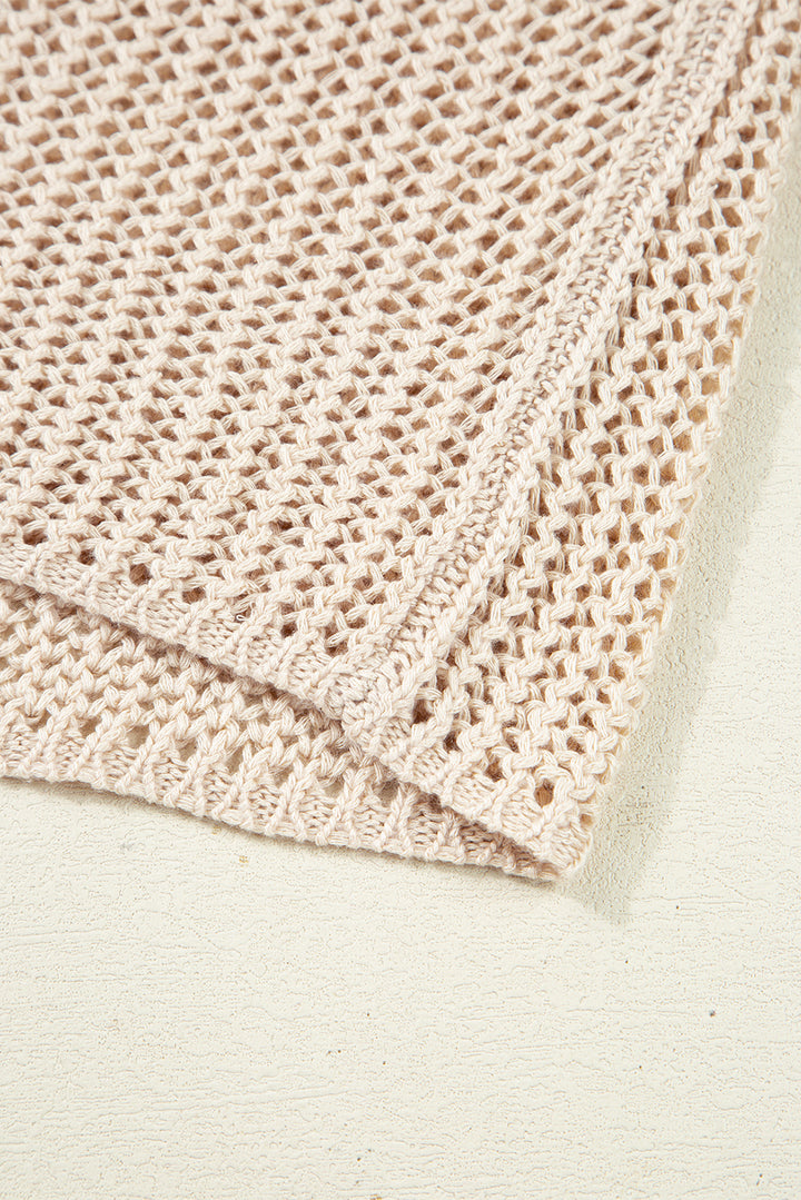 Toasted Pearl Mesh Sweater