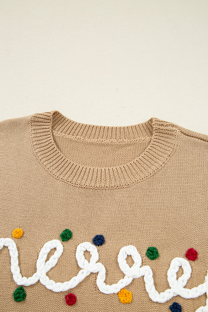 🎄 Luke & Estelle "Merry" Knit Sweater – Holiday Exclusive ✨