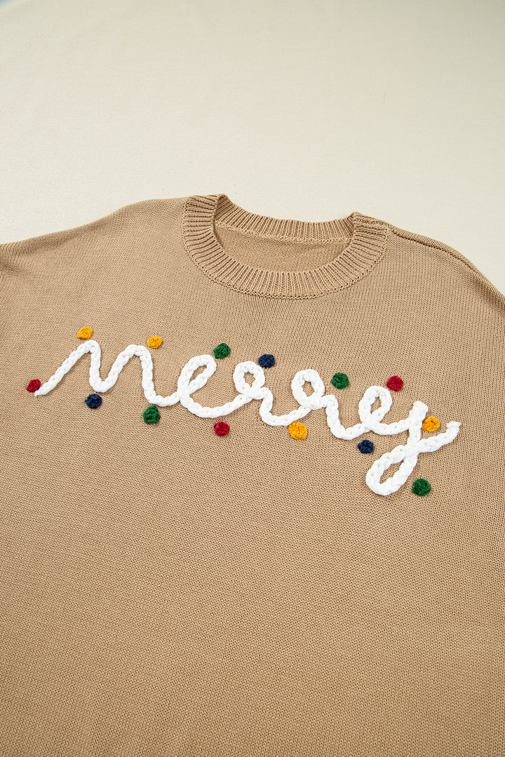 🎄 Luke & Estelle "Merry" Knit Sweater – Holiday Exclusive ✨