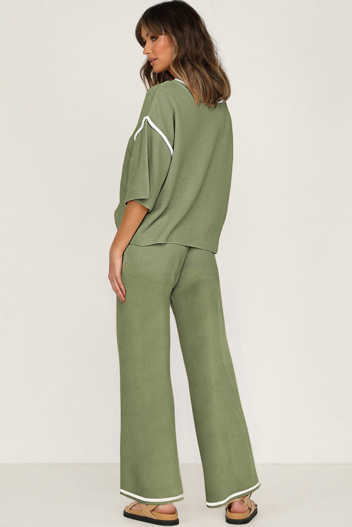 Sage Luxe Lounge Set – Elevated Comfort Meets Everyday Chic