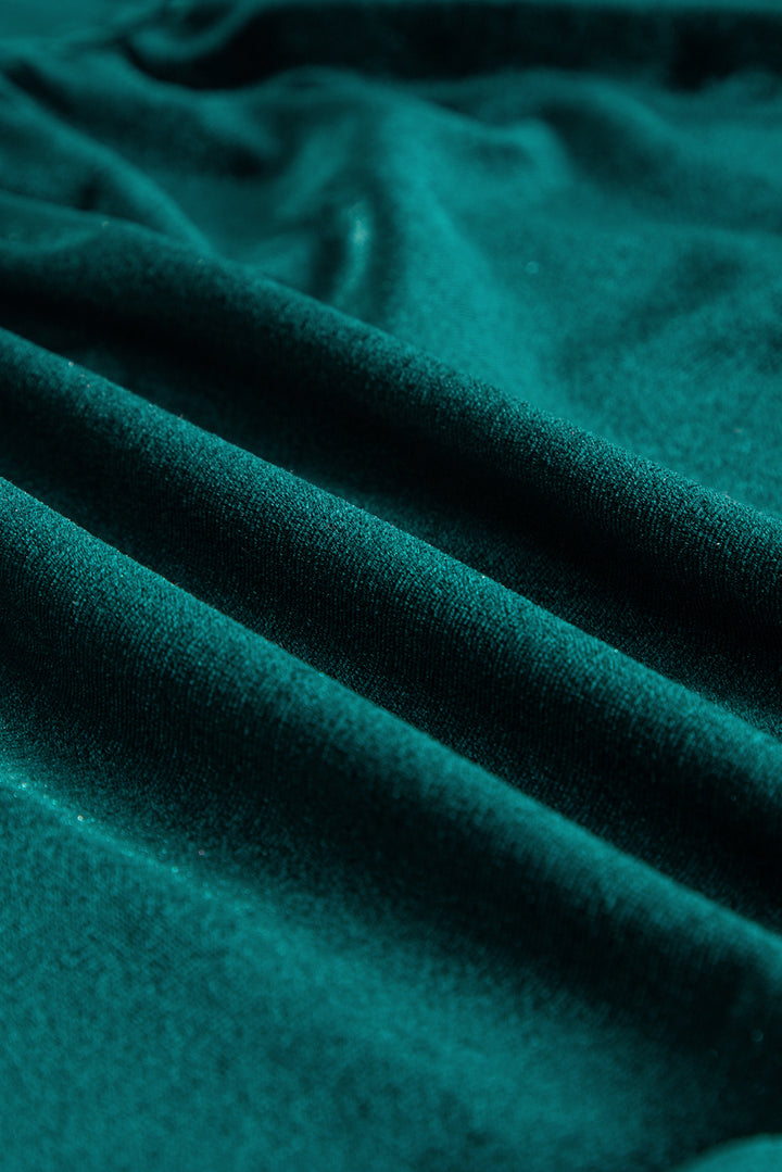 ✨ Enchanted Velvet Elegance Maxi Dress – Emerald Dream ✨